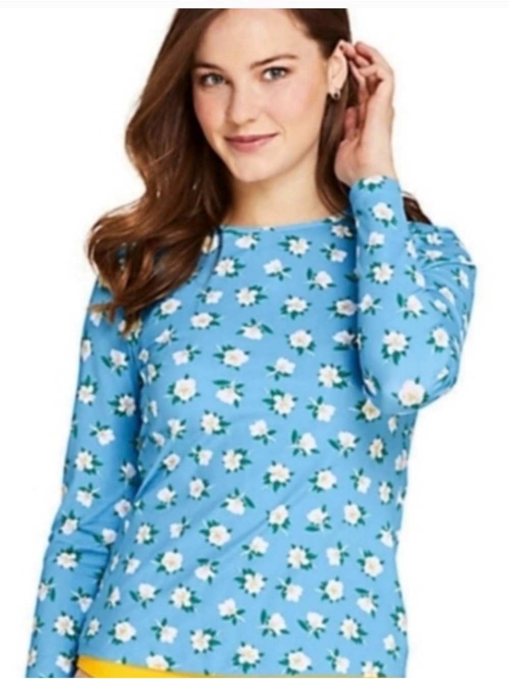 Draper James for Land s End swim shirt